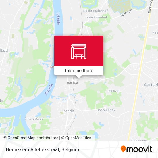 Hemiksem Atletiekstraat plan