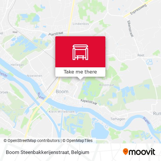 Boom Steenbakkerijenstraat plan