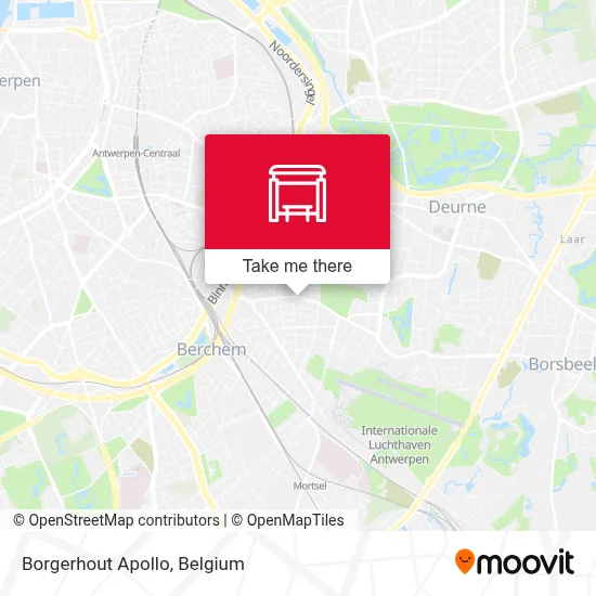 Borgerhout Apollo map