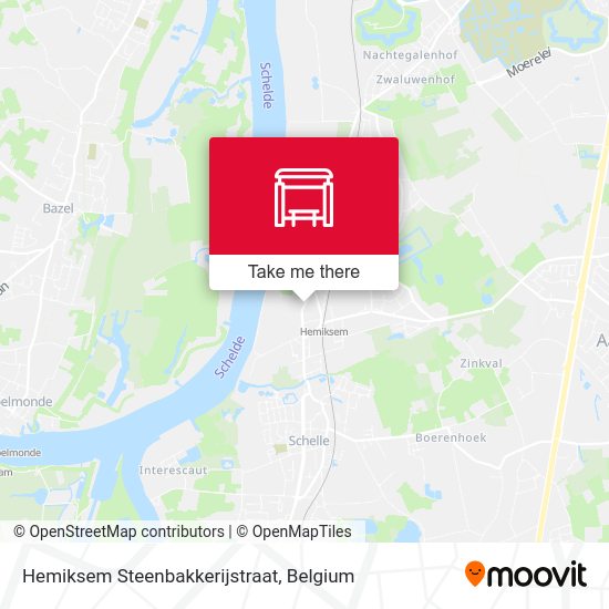 Hemiksem Steenbakkerijstraat map
