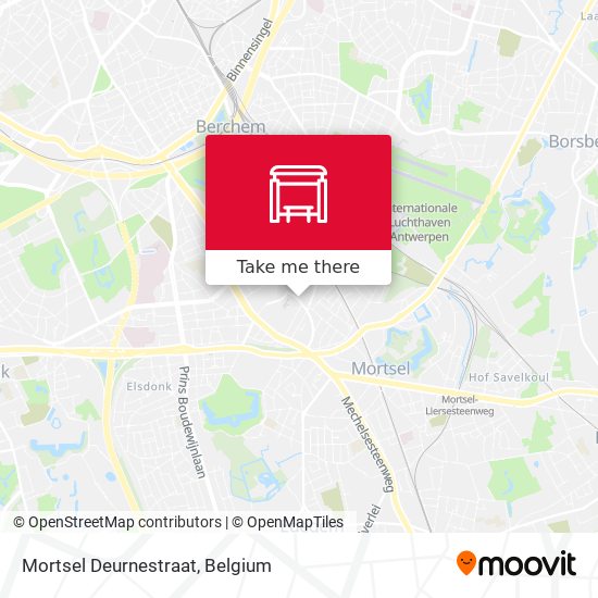 Mortsel Deurnestraat map
