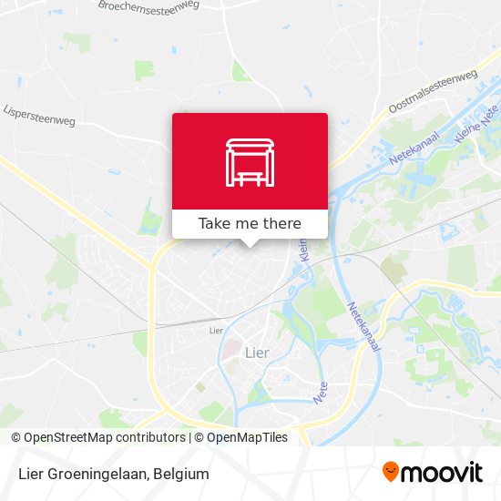 Lier Groeningelaan map