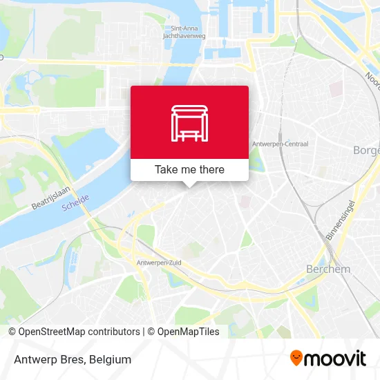 Antwerp Bres map