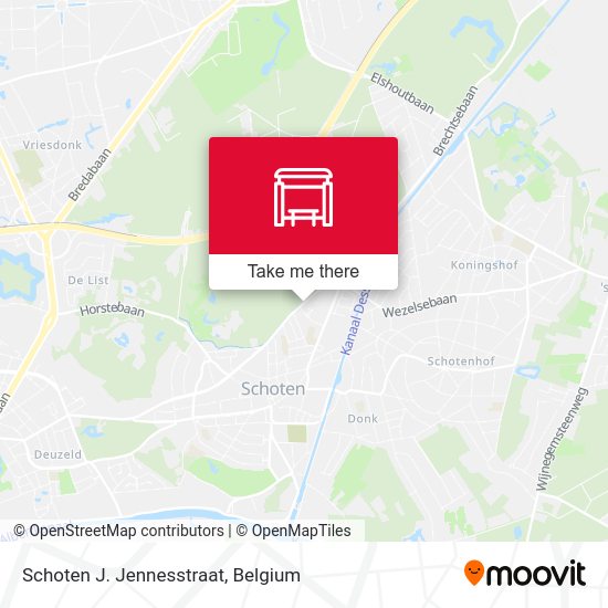 Schoten J. Jennesstraat plan