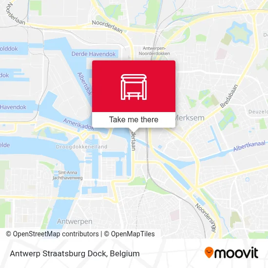 Antwerpen Straatsburgdok plan