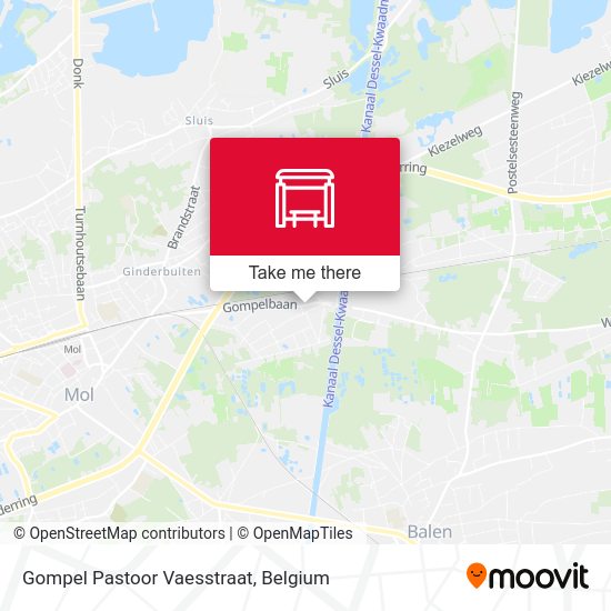 Gompel Pastoor Vaesstraat map
