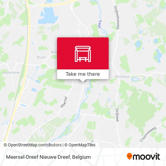 Meersel-Dreef Nieuwe Dreef map