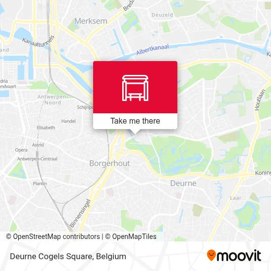 Deurne Cogels Square map