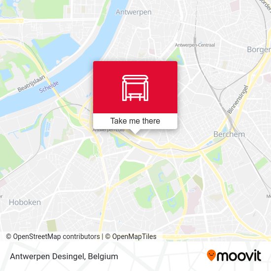 Antwerpen Desingel plan