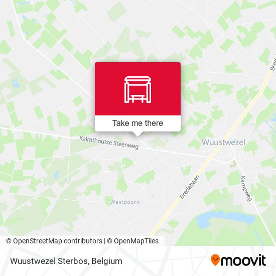 Wuustwezel Sterbos map