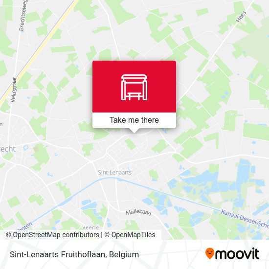Sint-Lenaarts Fruithoflaan map