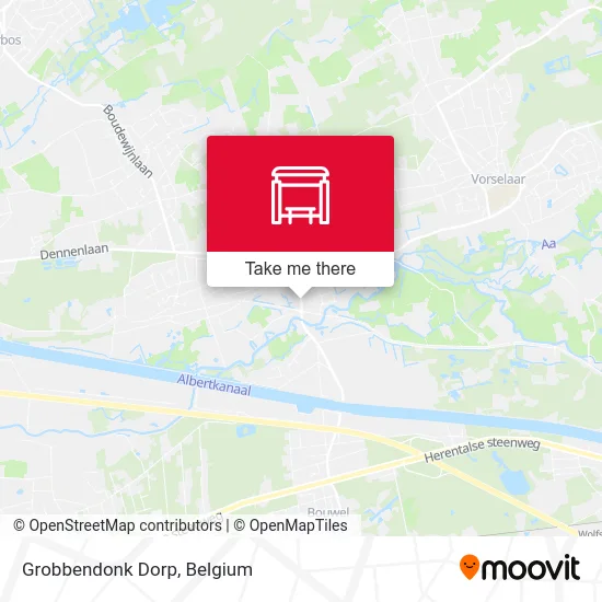 Grobbendonk Village map