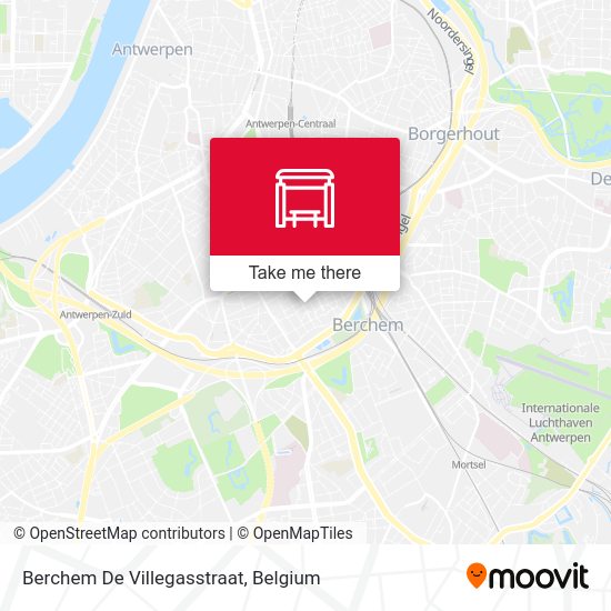 Berchem De Villegasstraat map