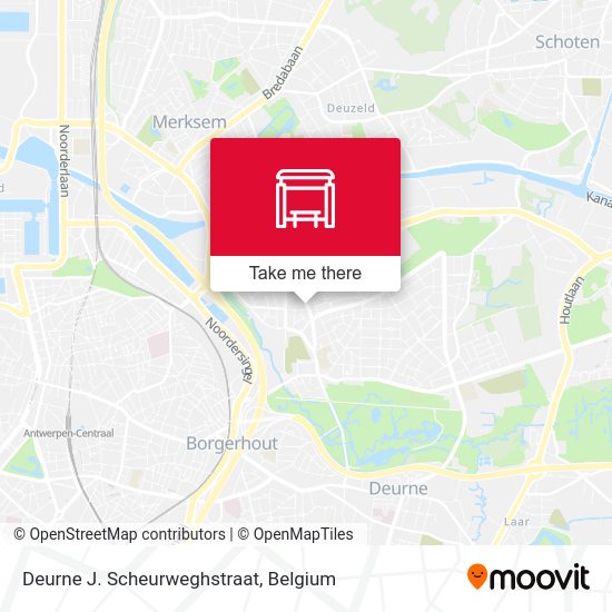Deurne J. Scheurweghstraat map