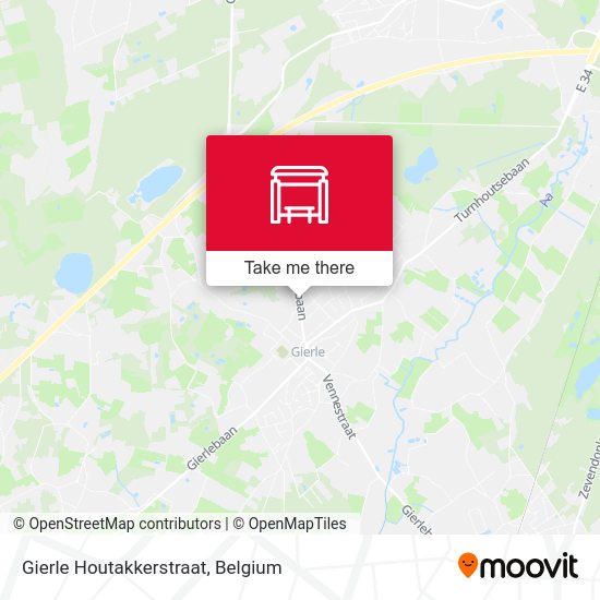 Gierle Houtakkerstraat plan