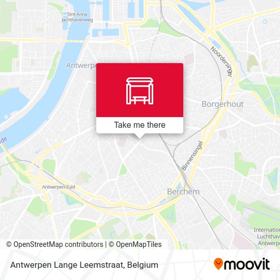 Antwerpen Lange Leemstraat plan