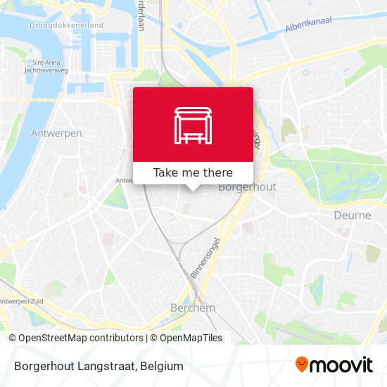 Borgerhout Langstraat plan