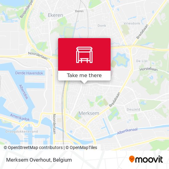 Merksem Overhout map