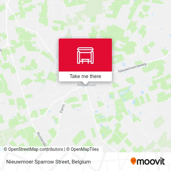 Nieuwmoer Sparrow Street map