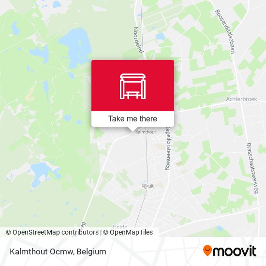 Kalmthout Ocmw map