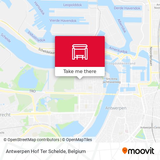 Antwerpen Hof Ter Schelde map