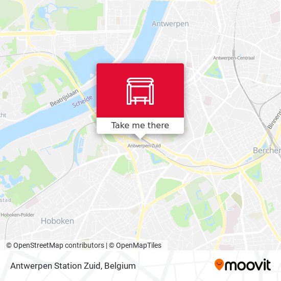 Antwerpen Station Zuid plan