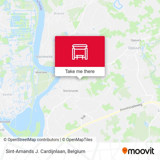 Sint-Amands J. Cardijnlaan map
