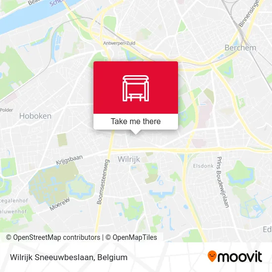 Wilrijk Sneeuwbeslaan map