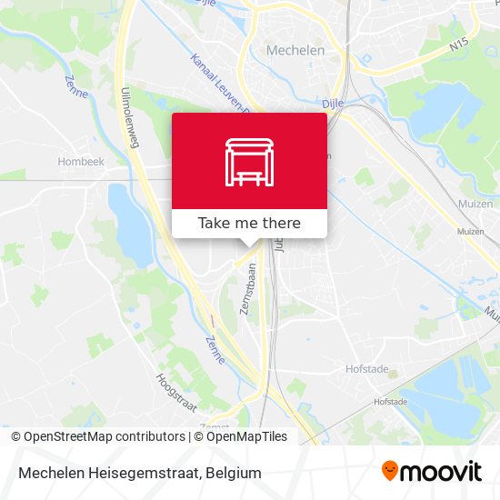 Mechelen Heisegemstraat plan