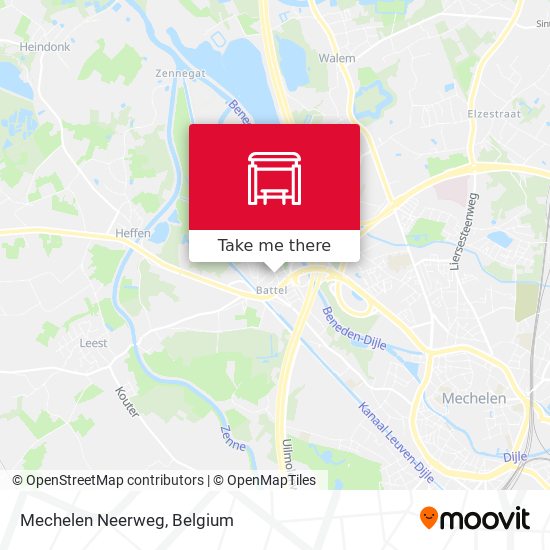 Mechelen Neerweg map