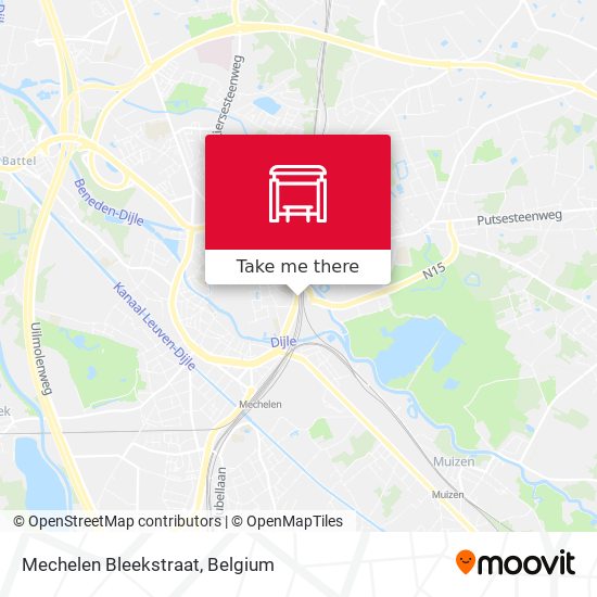 Mechelen Bleekstraat plan