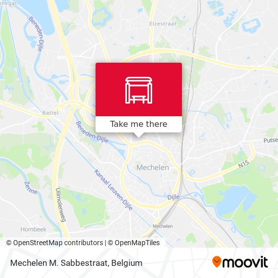 Mechelen M. Sabbestraat map