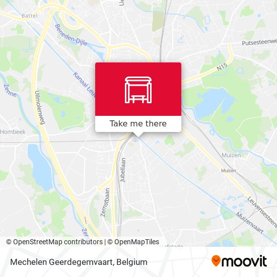 Mechelen Geerdegemvaart plan