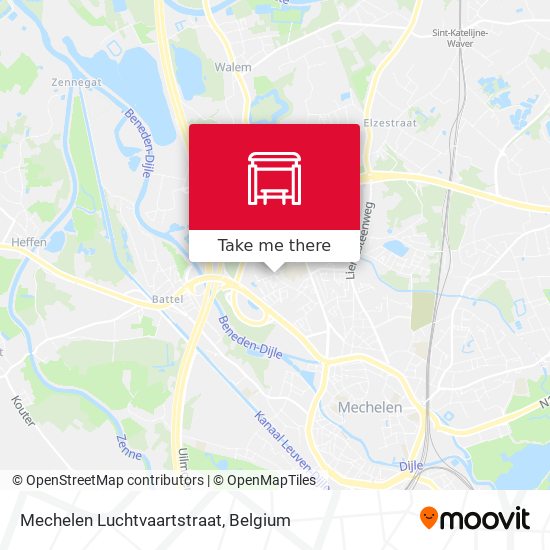 Mechelen Luchtvaartstraat plan