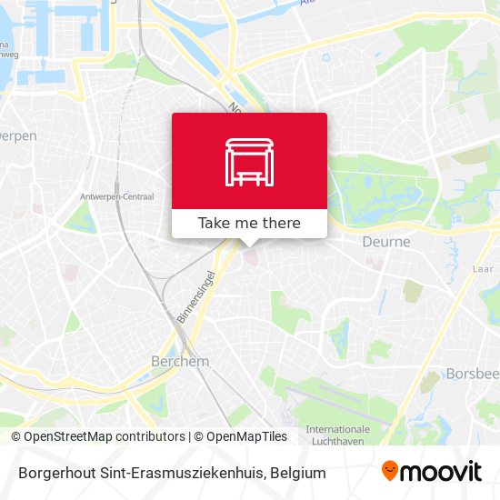 Borgerhout Sint-Erasmusziekenhuis plan