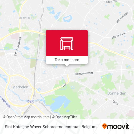 Sint-Katelijne-Waver Schorsemolenstraat map