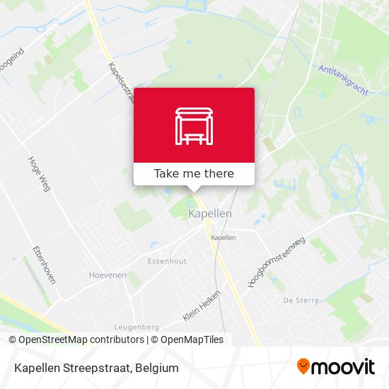 Kapellen Streepstraat plan