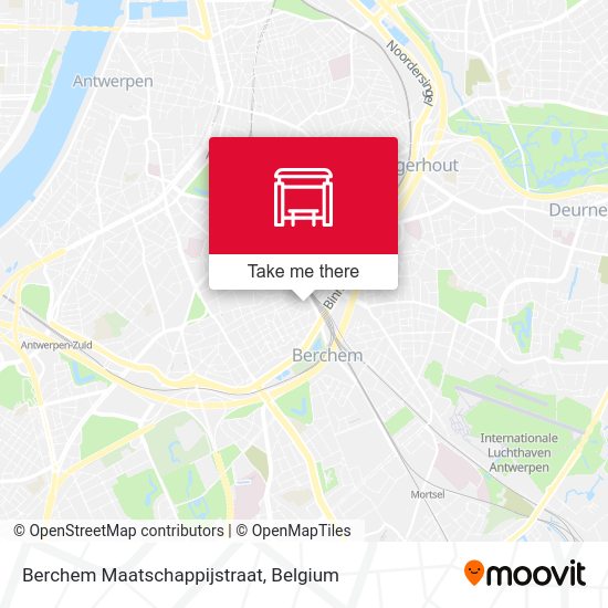 Berchem Maatschappijstraat map