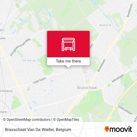 Brasschaat Van De Wiellei map