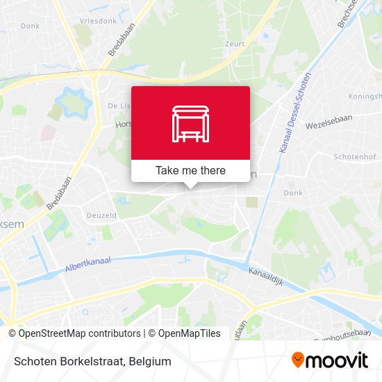 Schoten Borkelstraat plan