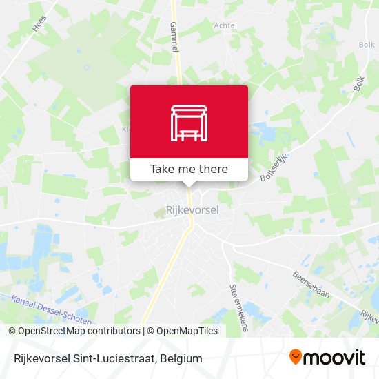 Rijkevorsel Sint-Luciestraat map