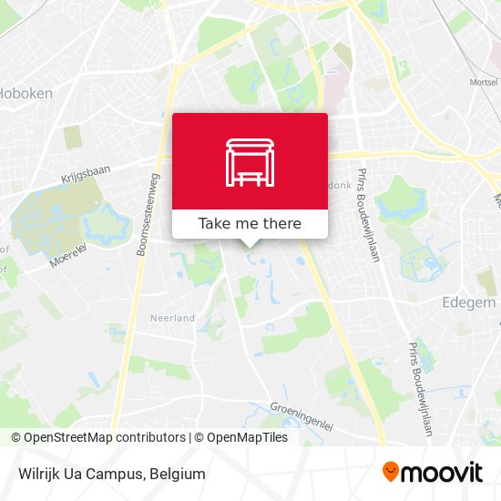 Wilrijk Ua Campus map