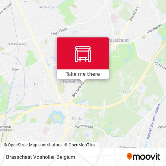 Brasschaat Voshollei plan