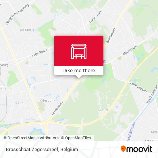 Brasschaat Zegersdreef plan