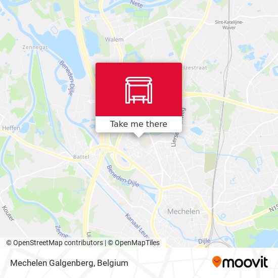 Mechelen Galgenberg map