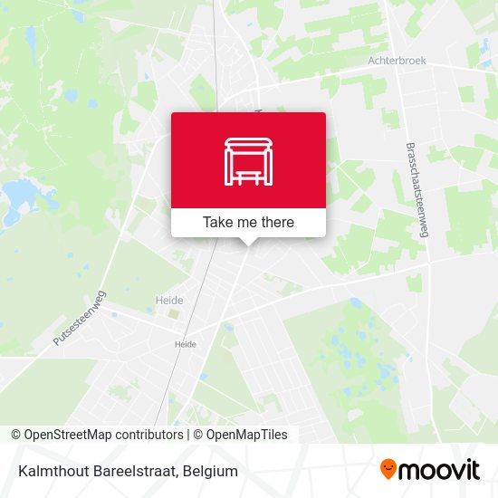 Kalmthout Bareelstraat plan