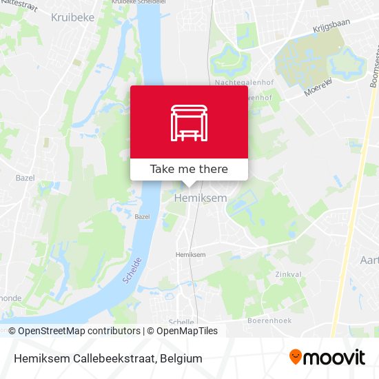 Hemiksem Callebeekstraat plan