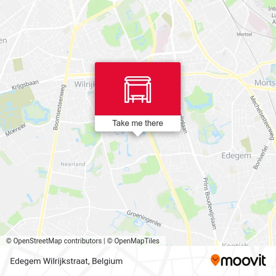 Edegem Wilrijkstraat plan