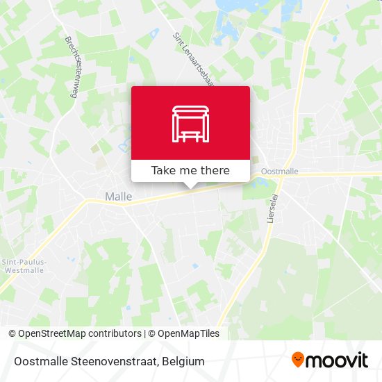 Oostmalle Steenovenstraat map