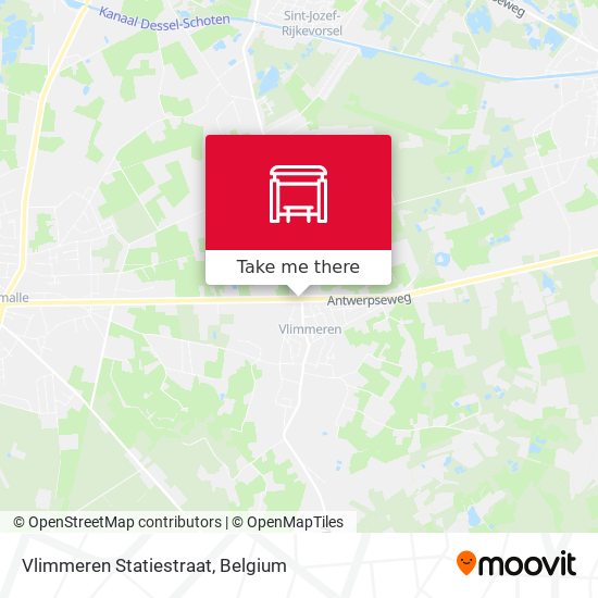 Vlimmeren Statiestraat map